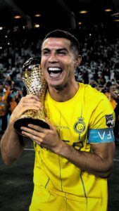 Cristiano Ronaldo Al Nassr Wallpaper 4K