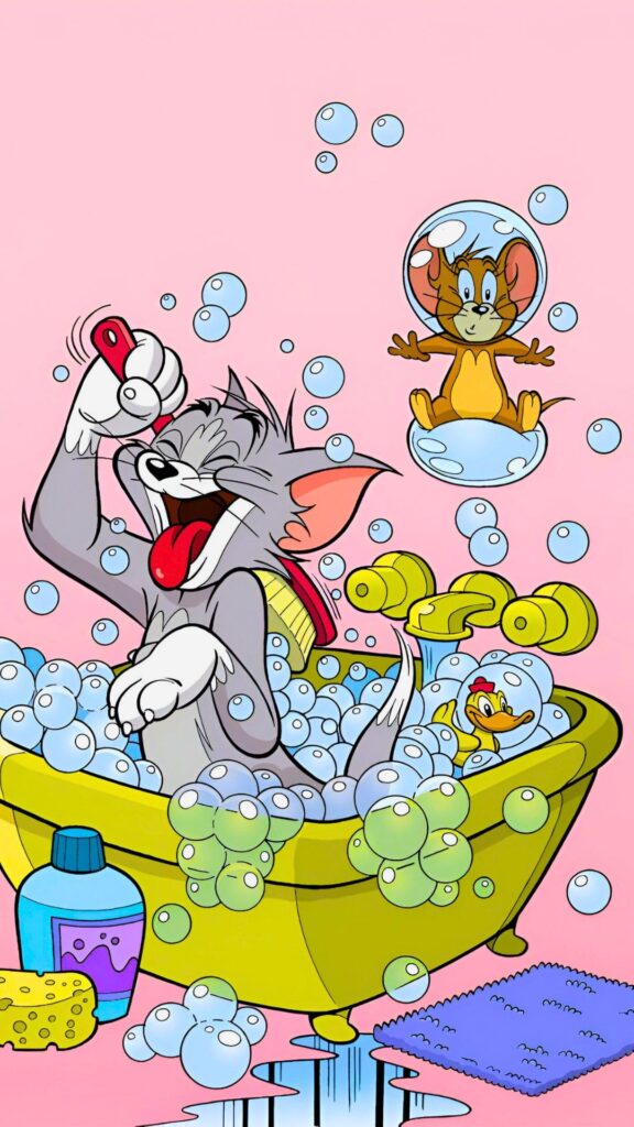 Cute Tom and Jerry Wallpaper
