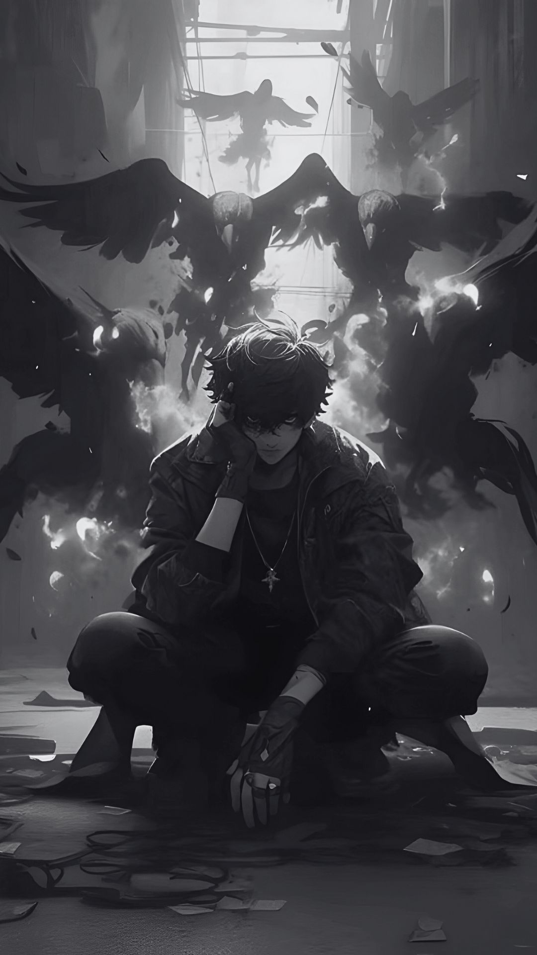 Dark Anime Theme Wallpaper