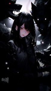 Dark Anime Wallpaper Girl