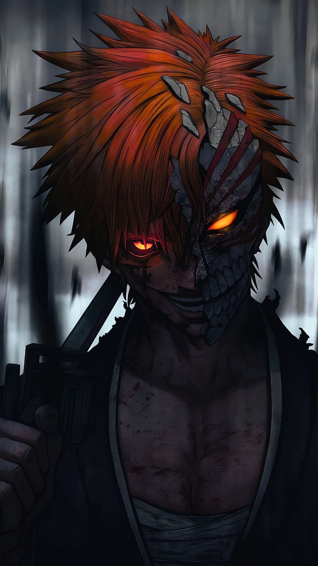 Ichigo Kurosaki Holllow Mask Wallpaper