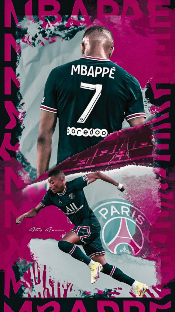 Kylian Mbappe Poster Wallpaper