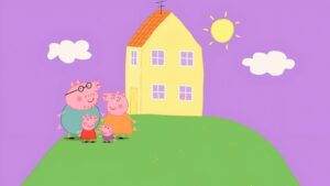 Peppa Pig House Wallpaper Scary