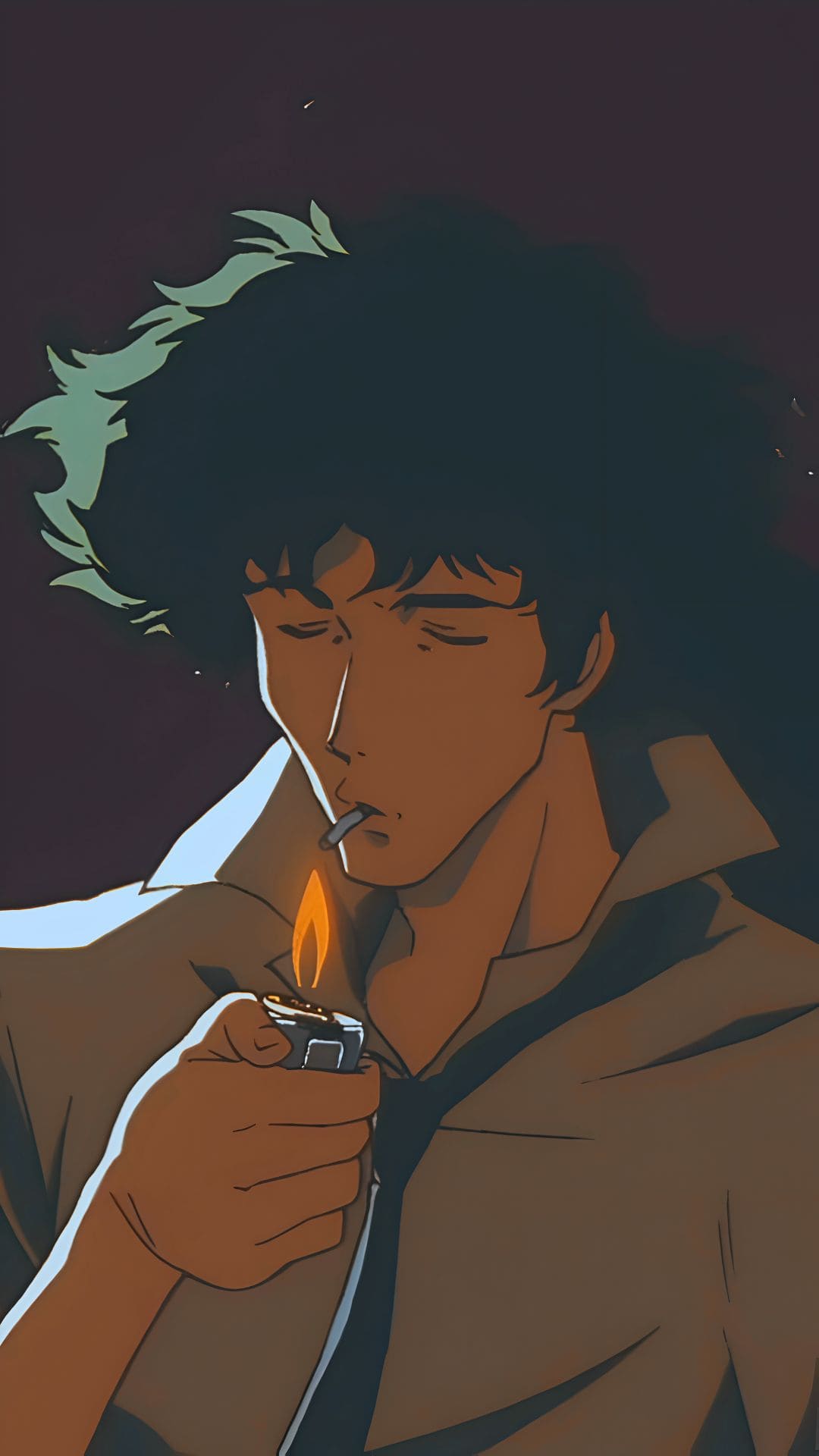 Smoking Spike Spiegel Wallpaper