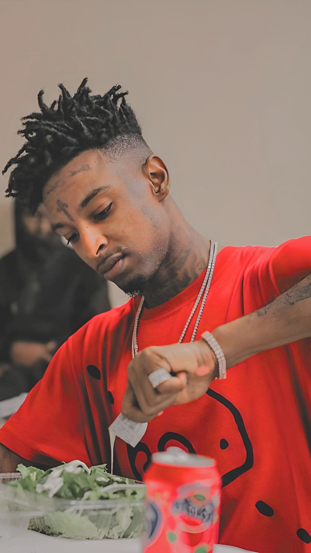 21 Savage Wallpaper Red