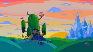 Adventure Time Treehouse Wallpaper