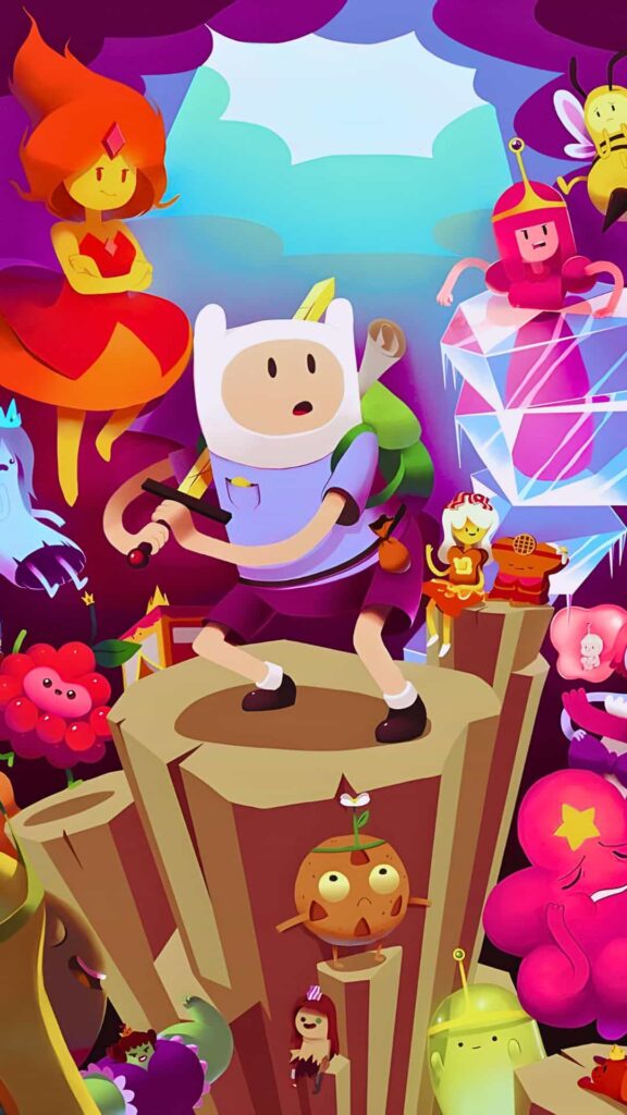 Adventure Time Wallpaper 4K Phone