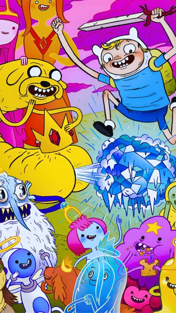 Adventure Time Wallpaper 4K iPhone