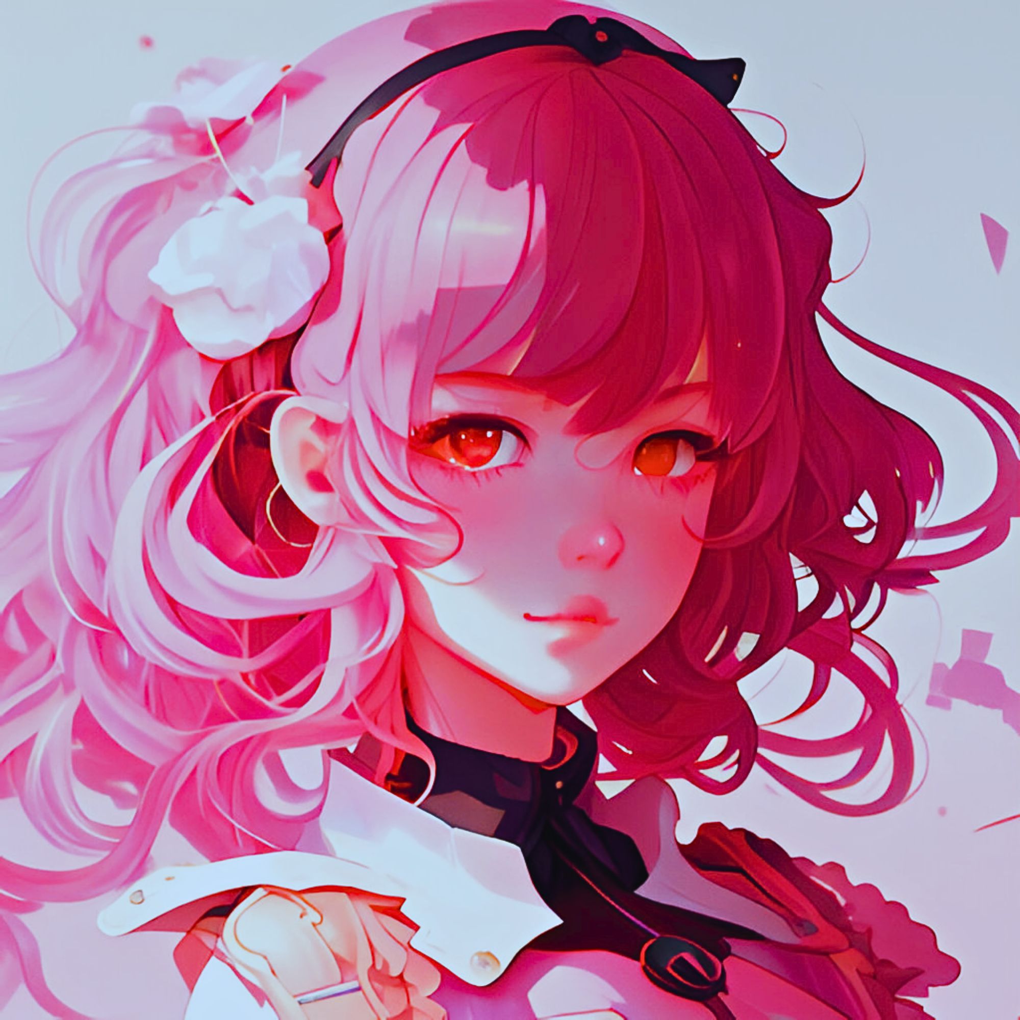 Aesthetic Anime Girl Pink Pfp
