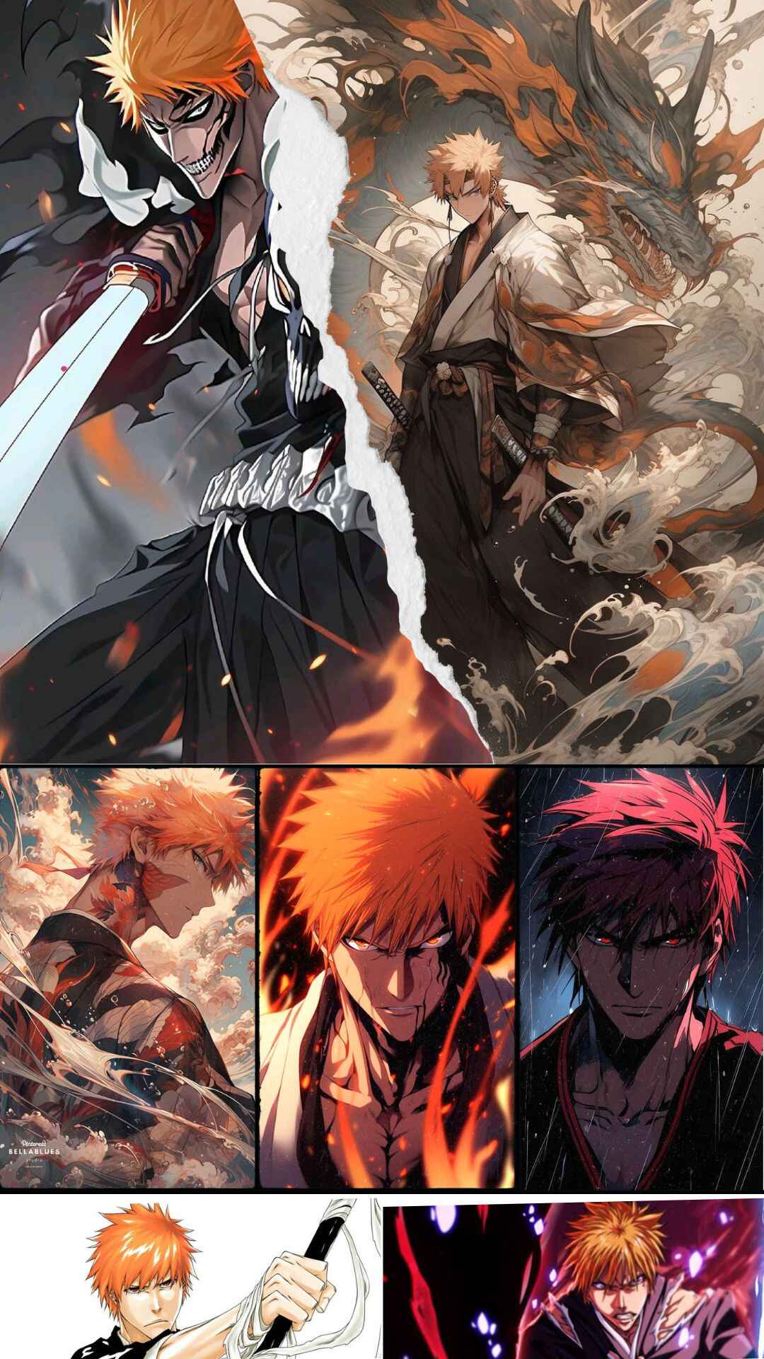 Aesthetic Ichigo Kurosaki Wallpaper iPhone