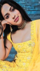 Amala Paul Yellow Beautiful Dress Photo