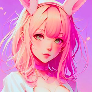 Anime Girl Pink Cute Pfp
