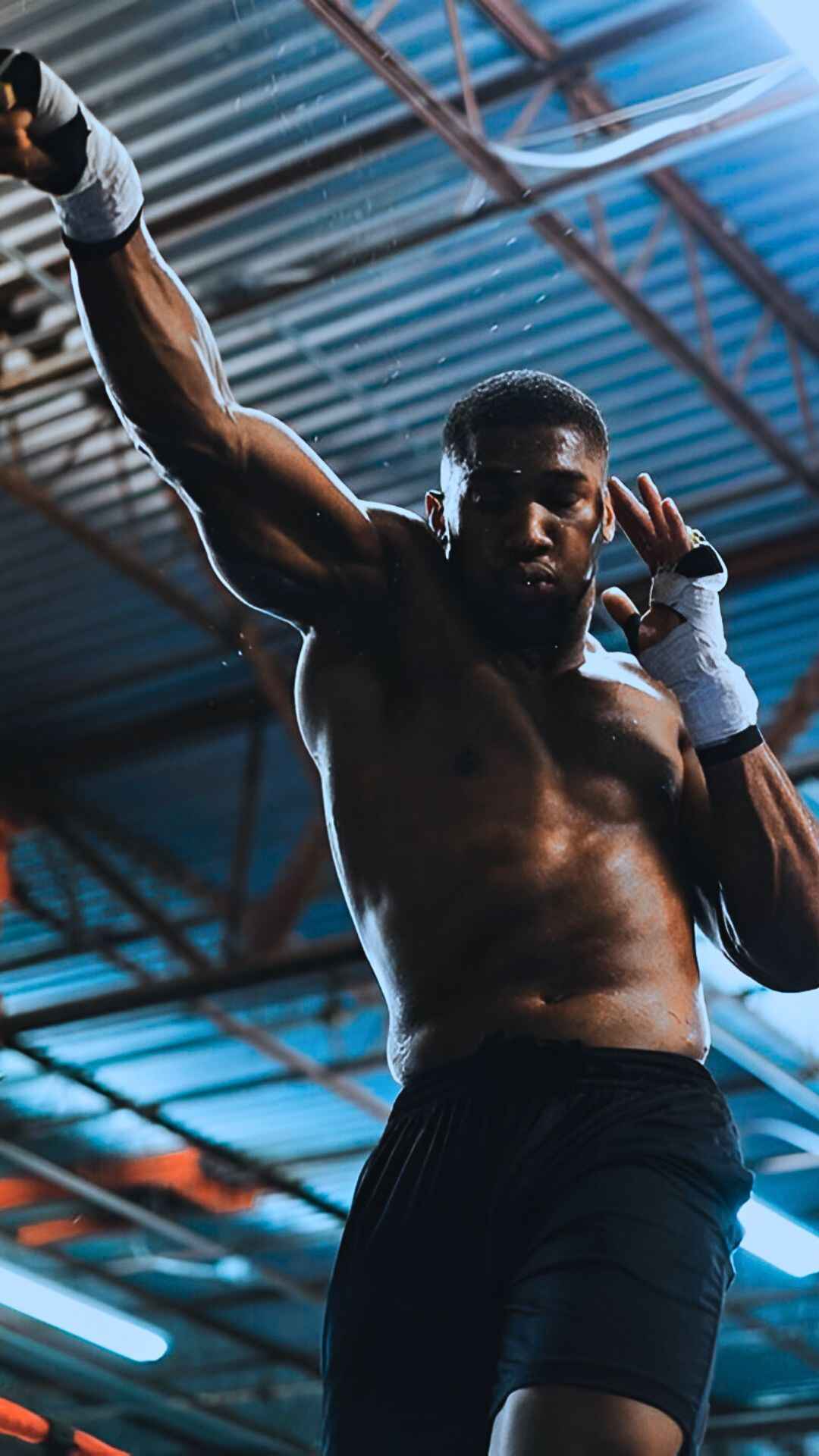 Anthony Joshua Boxing Practice Wallpaper