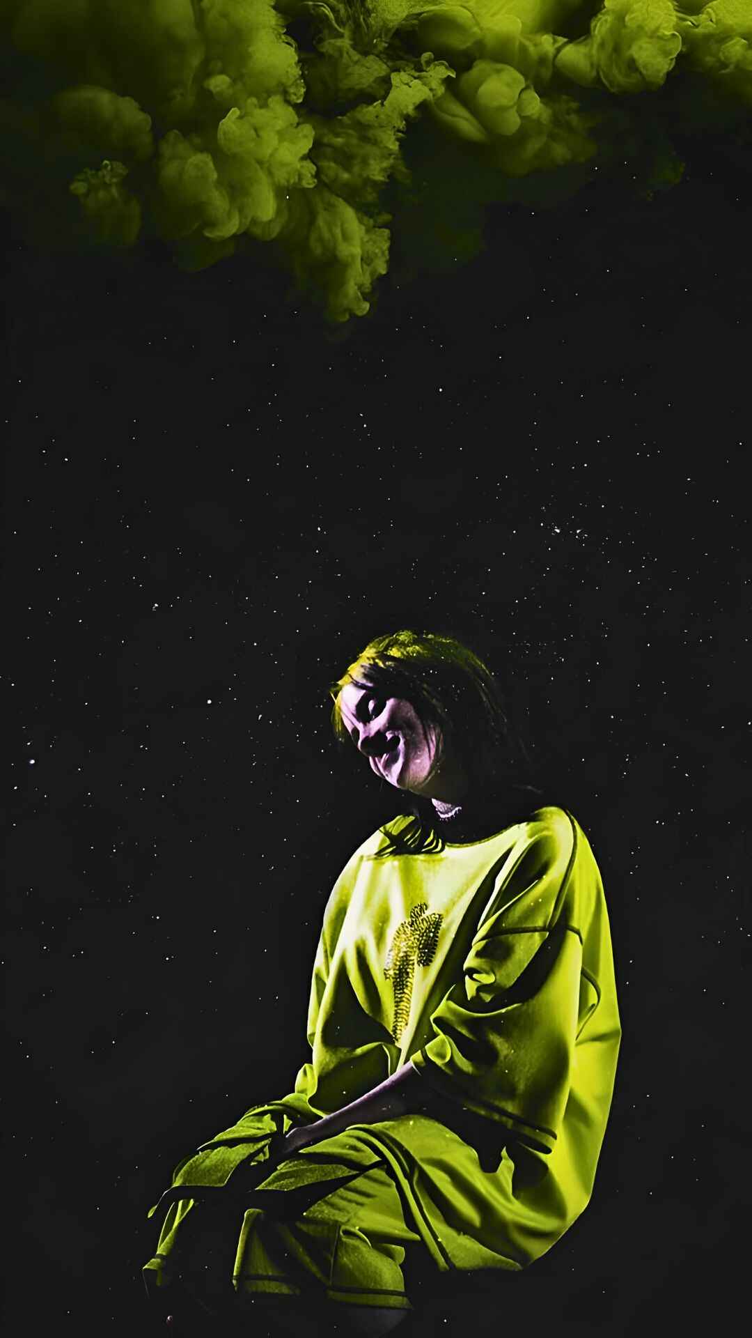 Billie Eilish Wallpaper Green