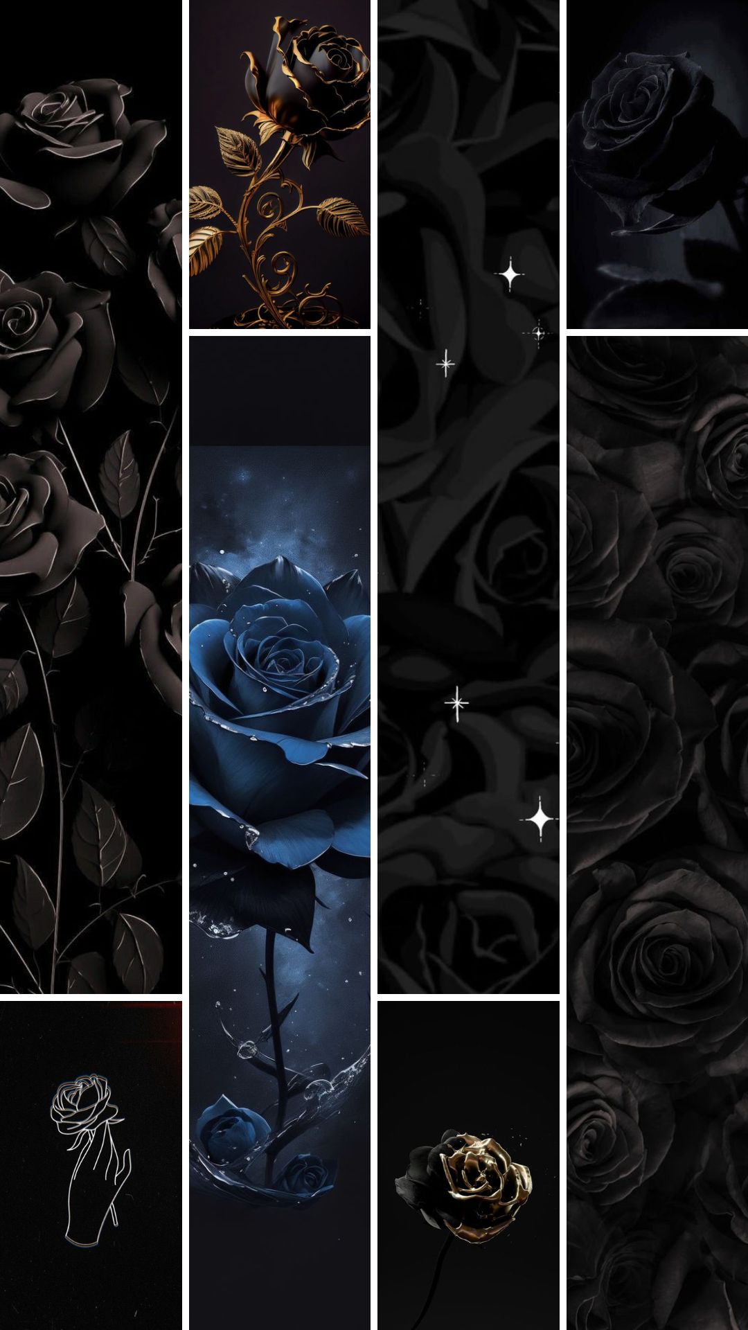Black Rose Aesthetic Wallpaper HD