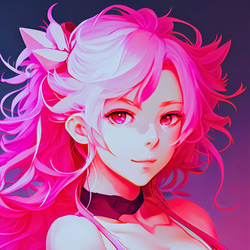 Cute Anime Girl Pfp Pink hair