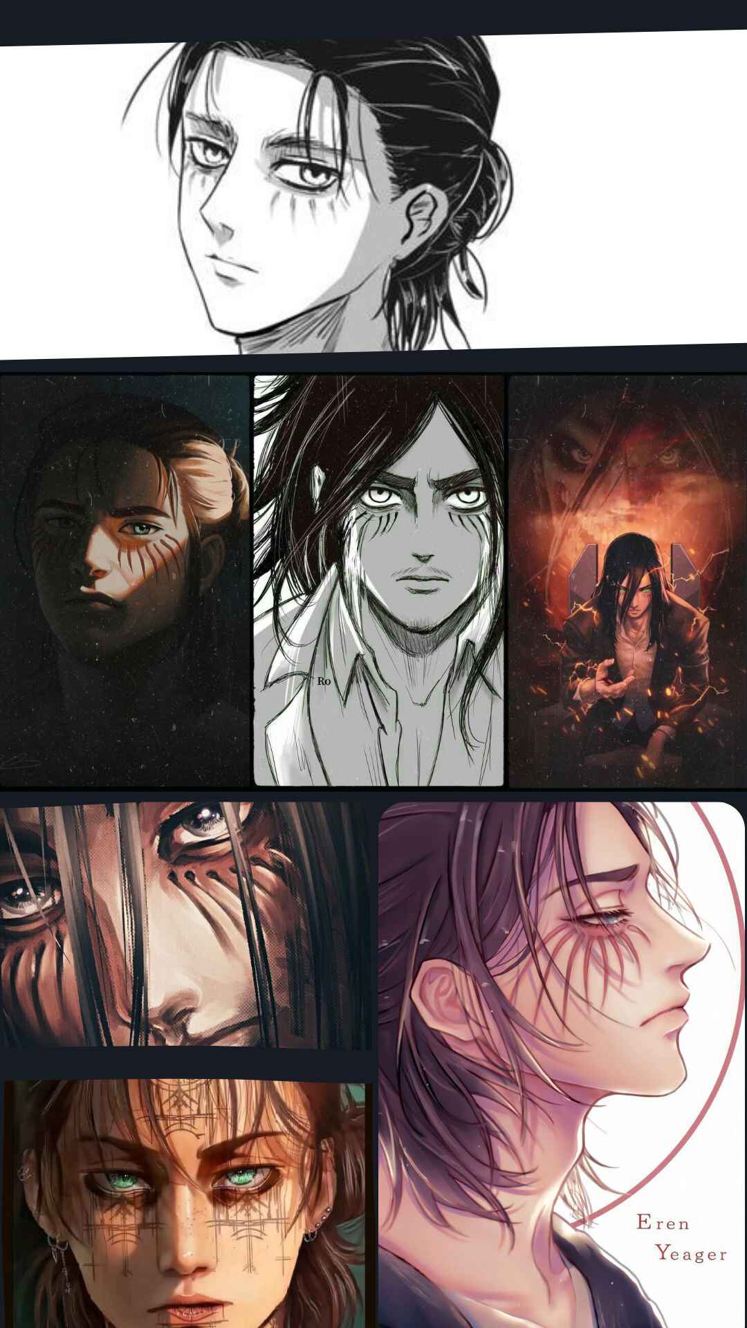 Eren Yeager Aesthetic Wallpaper 2023