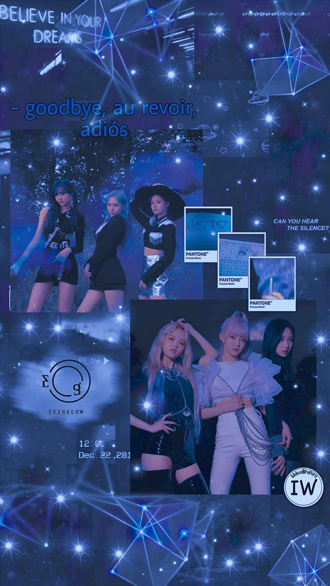 Everglow Wallpaper Blue Aesthetic