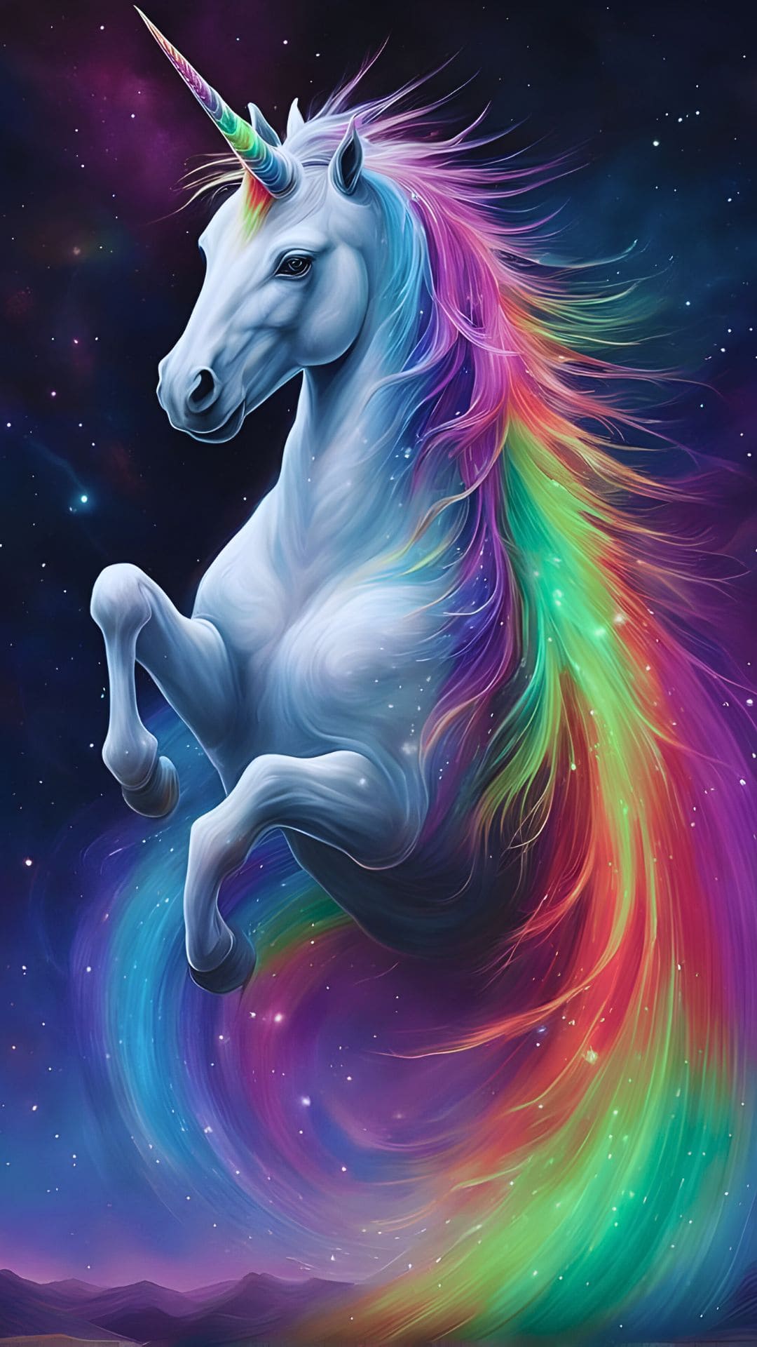 Glitter Unicorn Wallpaper