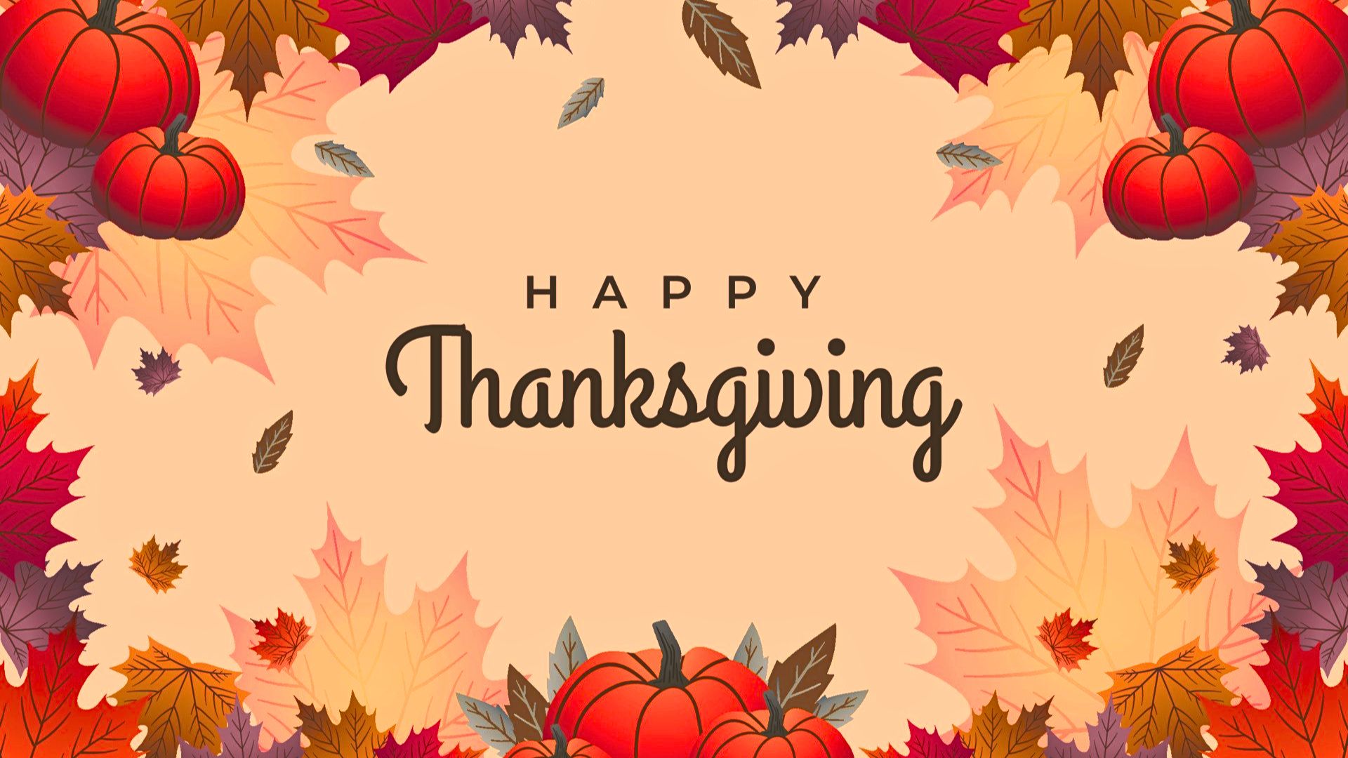 Happy Thanksgiving Wallpaper 1920x1080