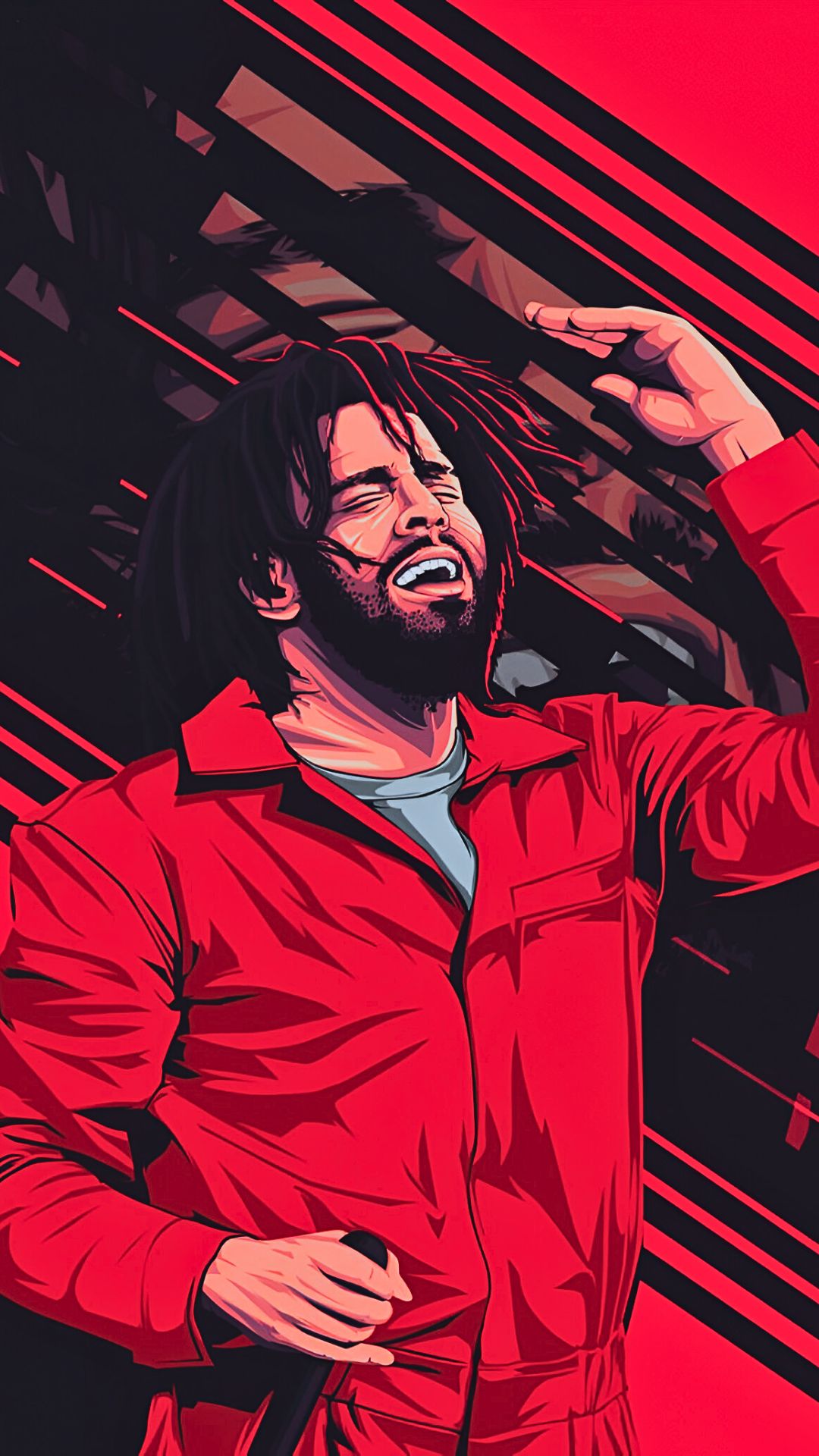 J Cole Animated Wallpaper
