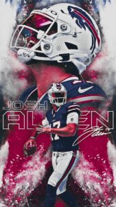 Josh Allen Fire Wallpaper