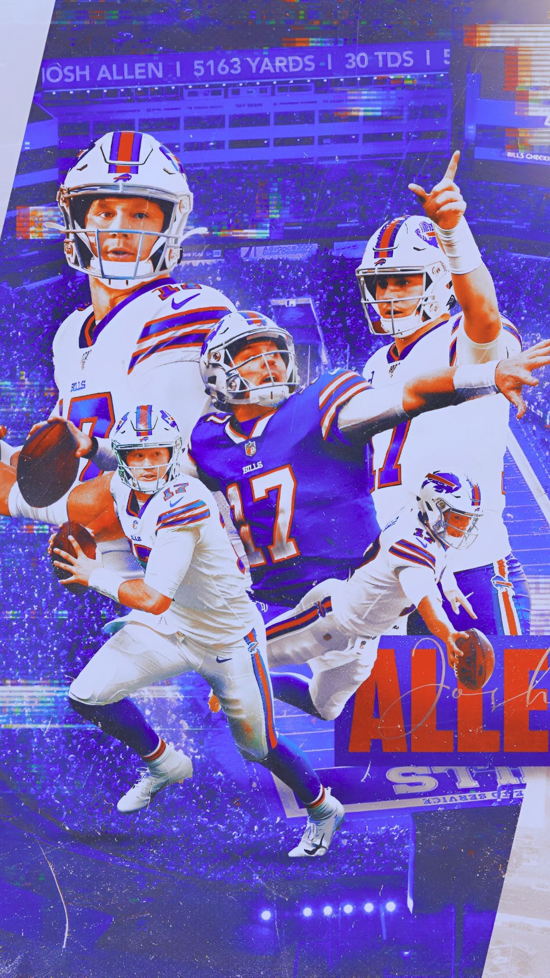 Josh Allen Hurdle Wallpaper