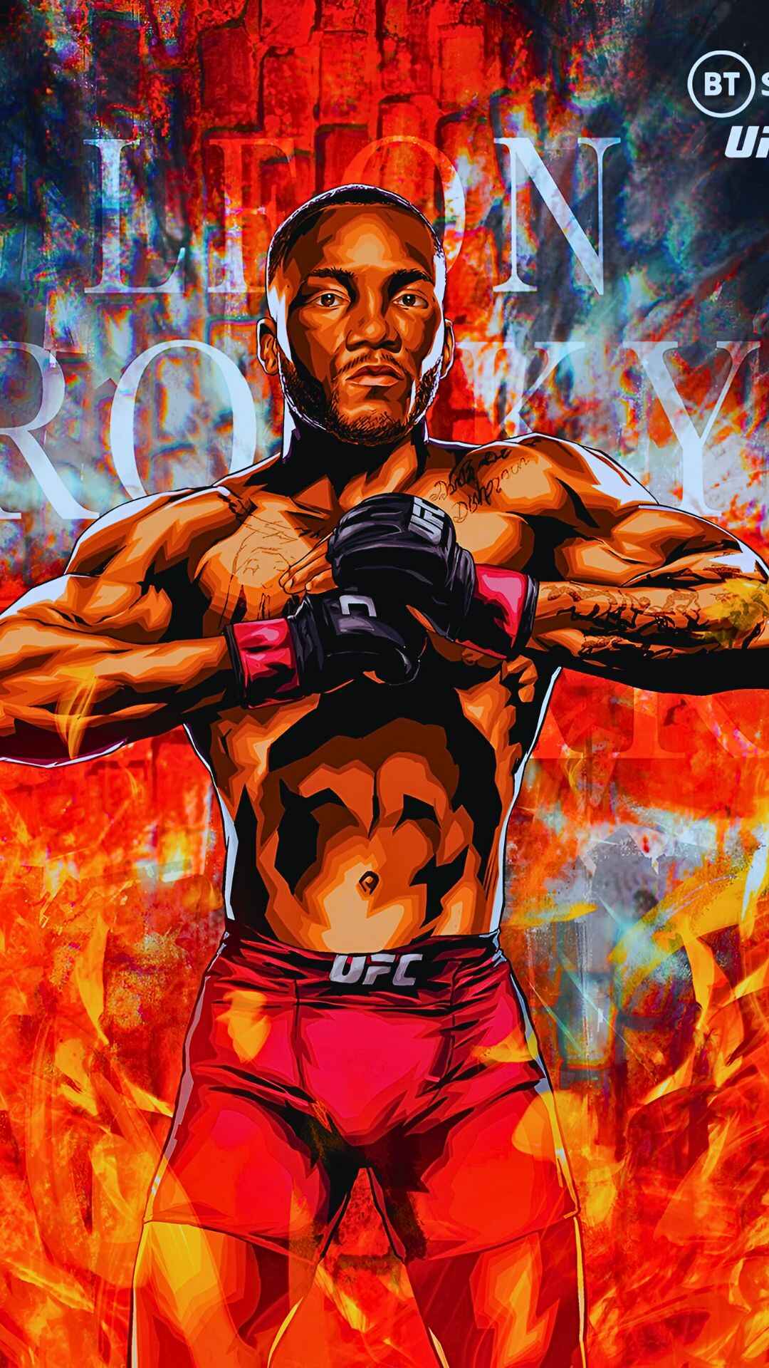 Kamaru Usman Wallpaper Cartoon