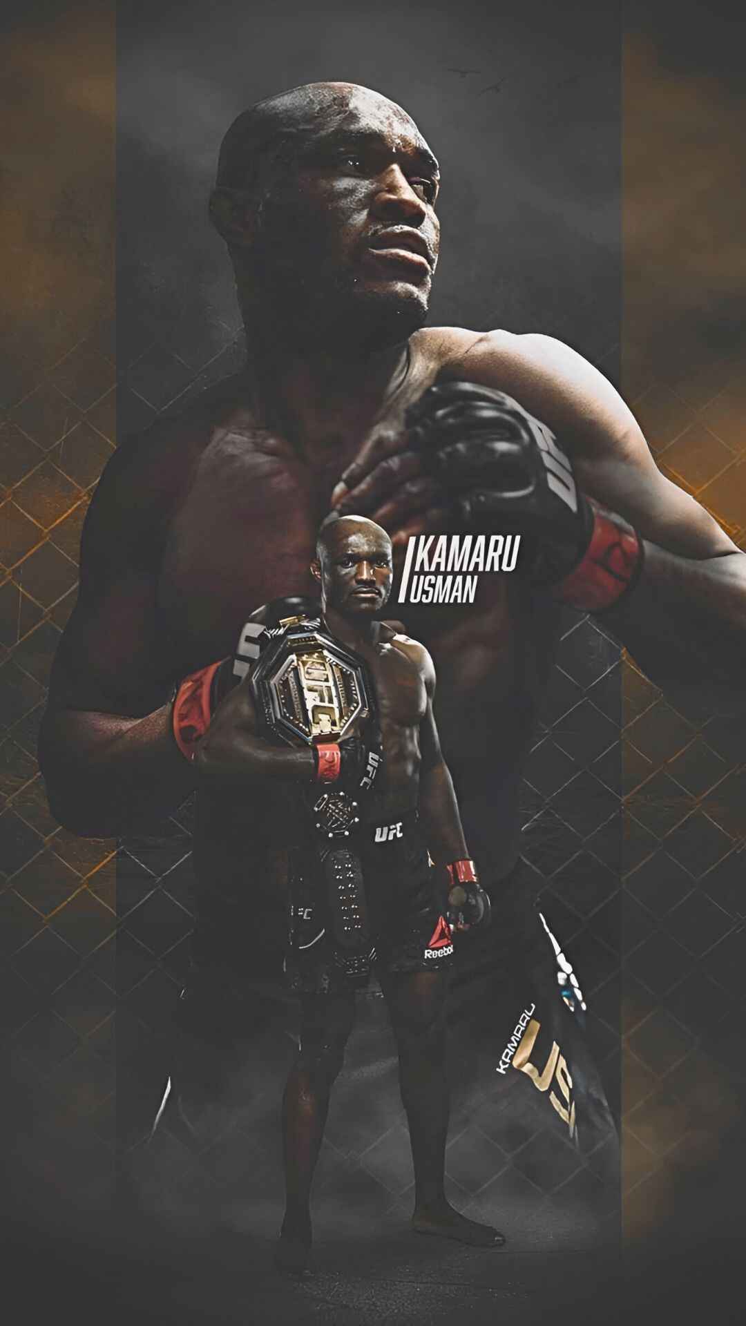 Kamaru Usman Wallpaper Dark