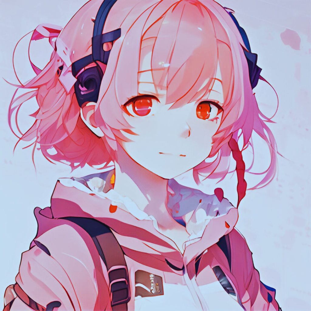 Kawaii Pink Cute Anime Girl Pfp