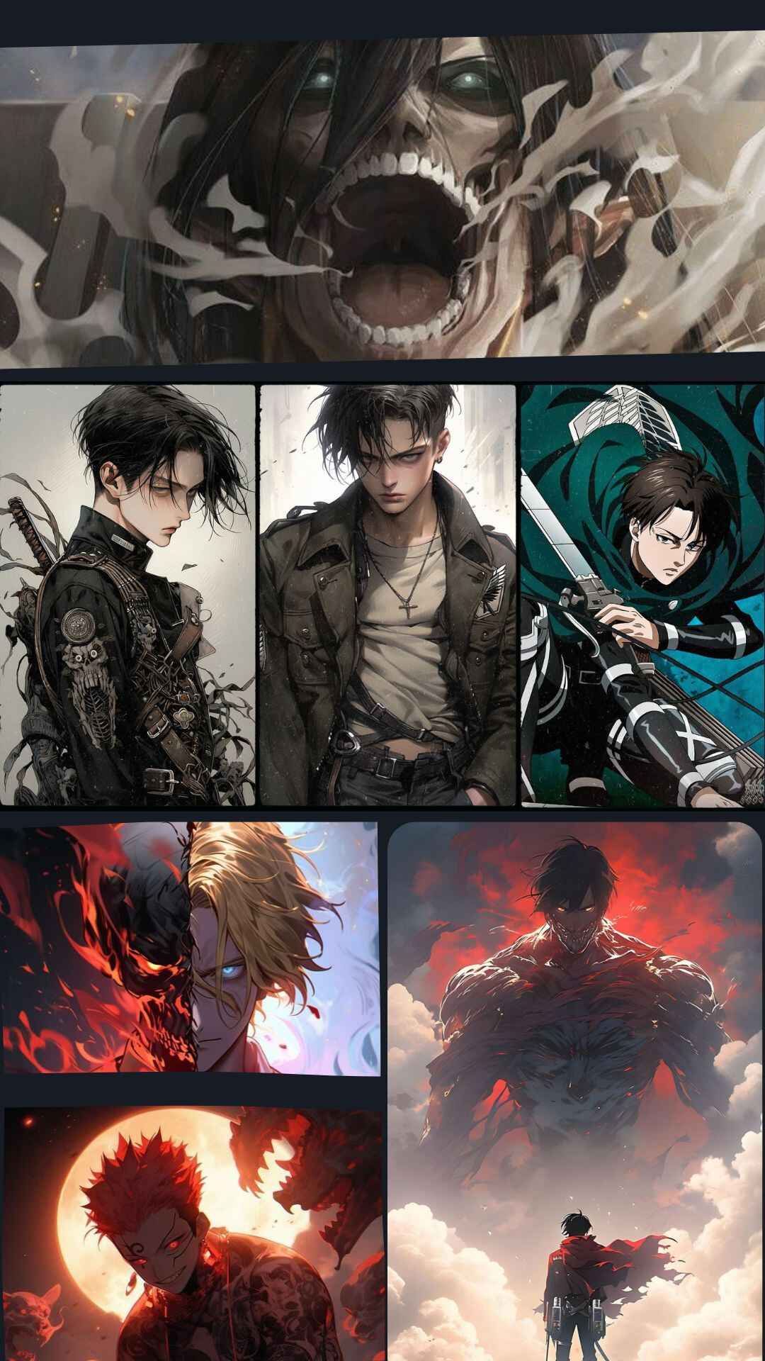 Levi Ackerman Aesthetic Wallpaper iPhone