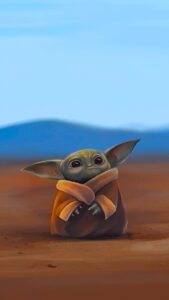 Lock Screen Baby Yoda Wallpaper