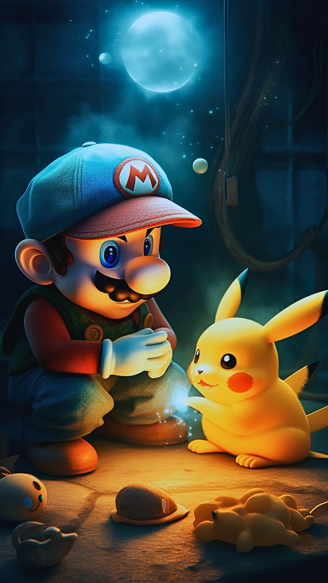 Mario Pikachu Wallpaper