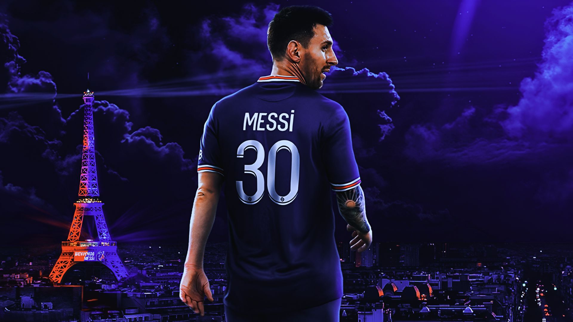 Messi Psg 4K Wallpaper