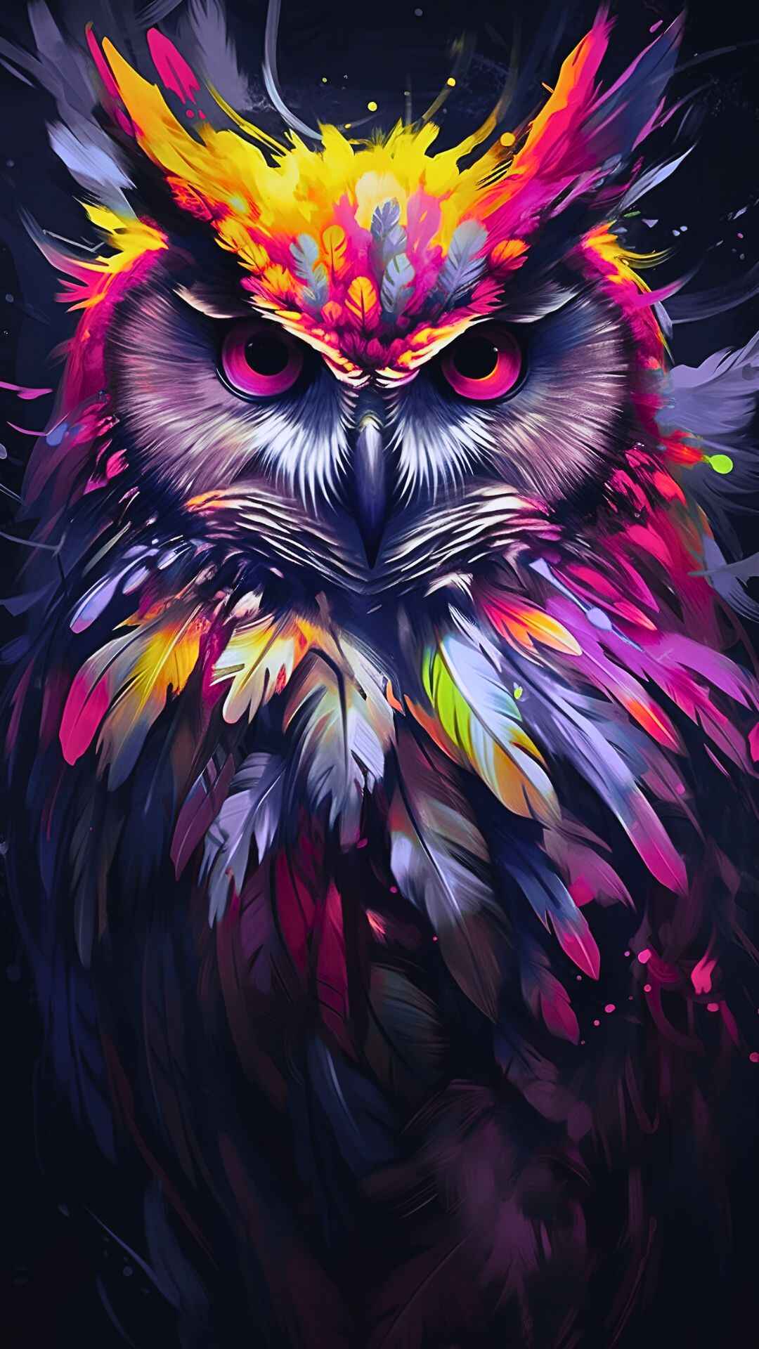 Owl Art Wallpaper