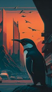 Penguin iPhone Wallpaper