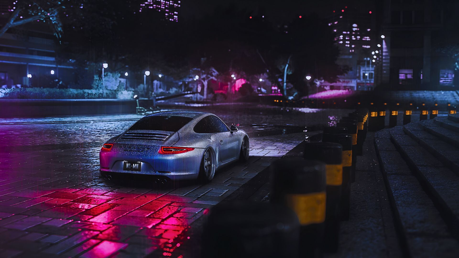 Porsche Wallpaper 8K