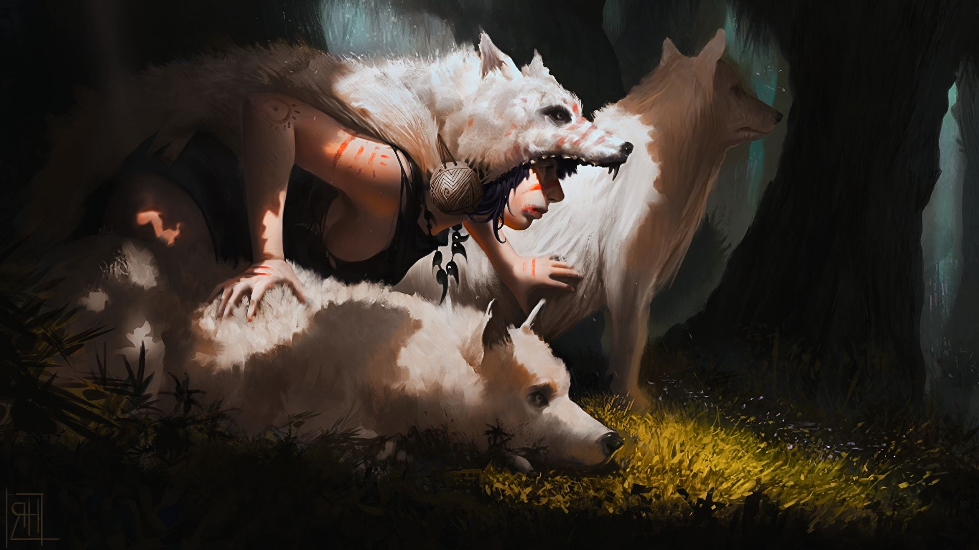 Princess Mononoke 4K Wallpaper