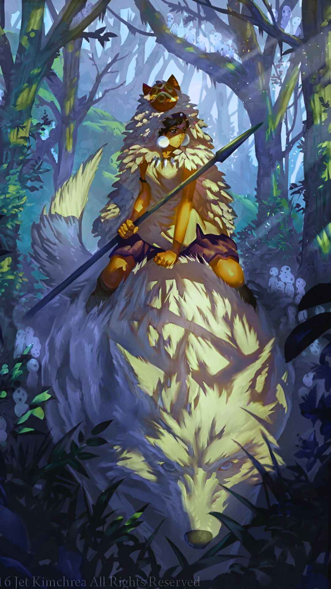 Princess Mononoke Wallpaper 4K iPhone