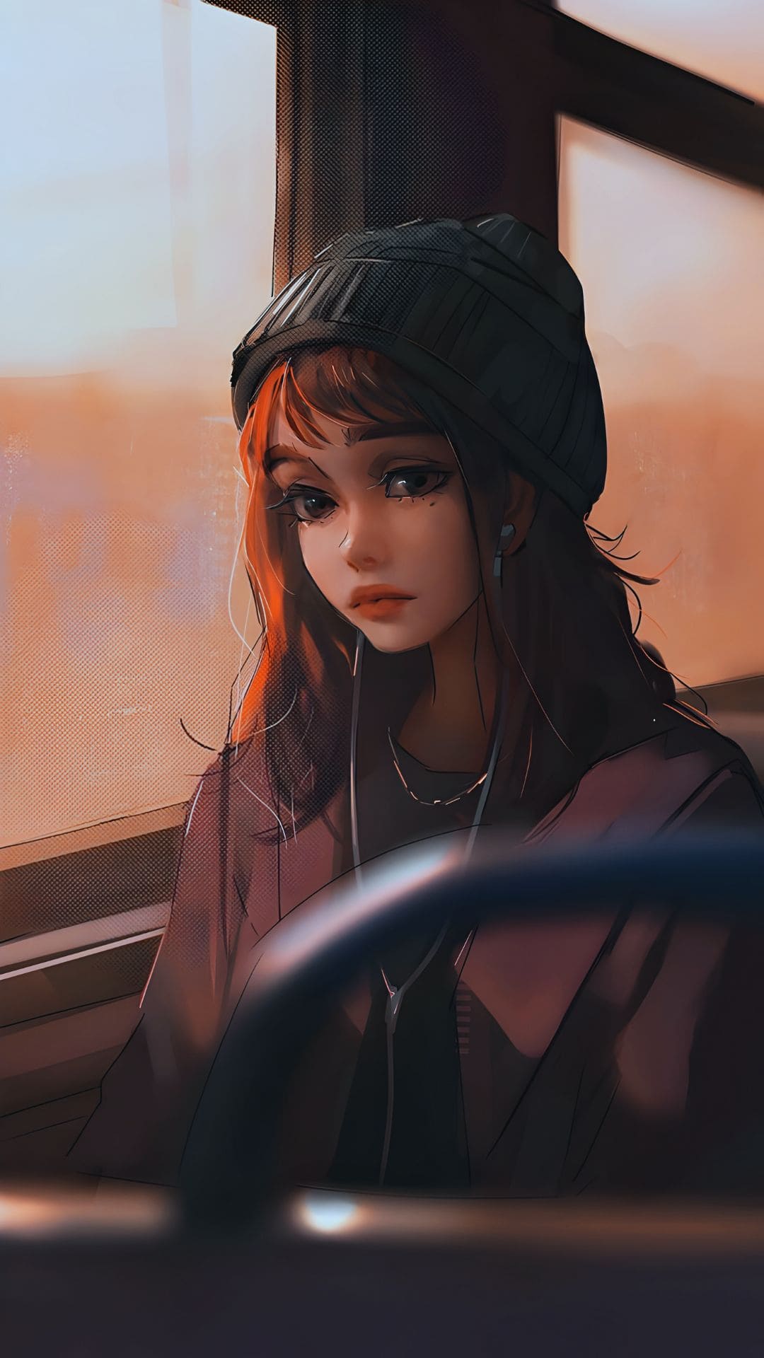 Sad Girl Wallpaper Cartoon