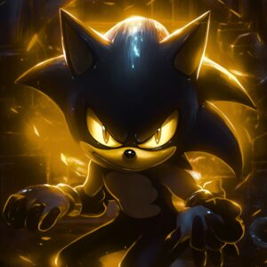Sonic Shadow the Hedgehog Pfp 4K