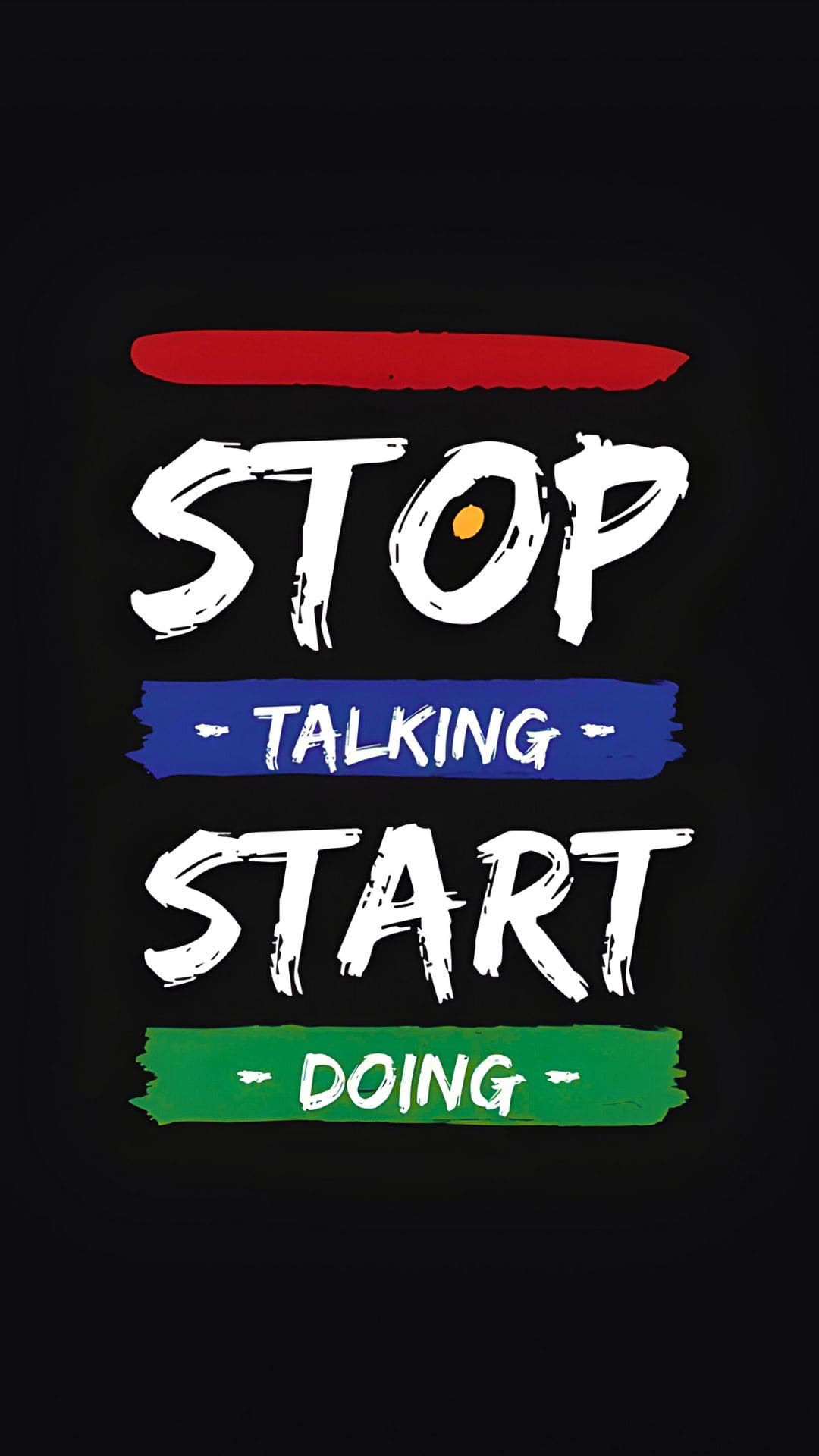 Stop Talking Start Doing Wallpaper