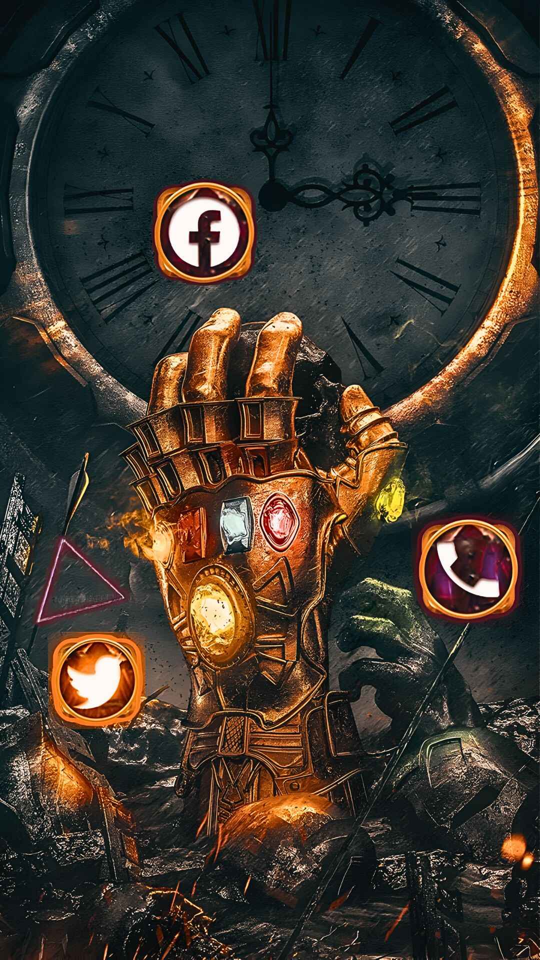 Thanos Wallpaper Gauntlet