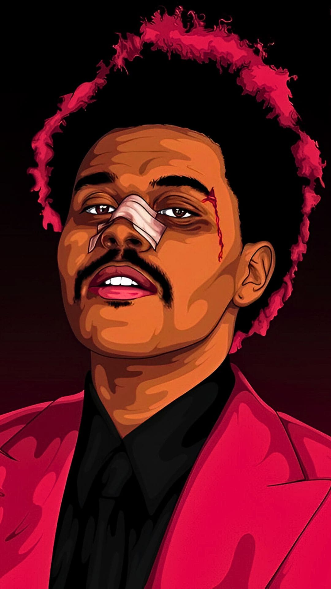 The Weeknd Animeted Wallpaper
