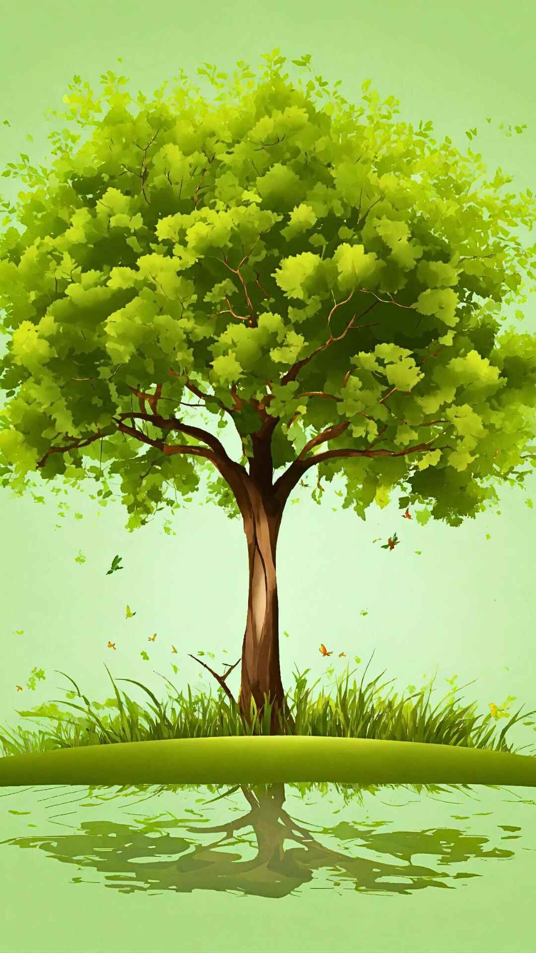 Tree Design Wallpaper