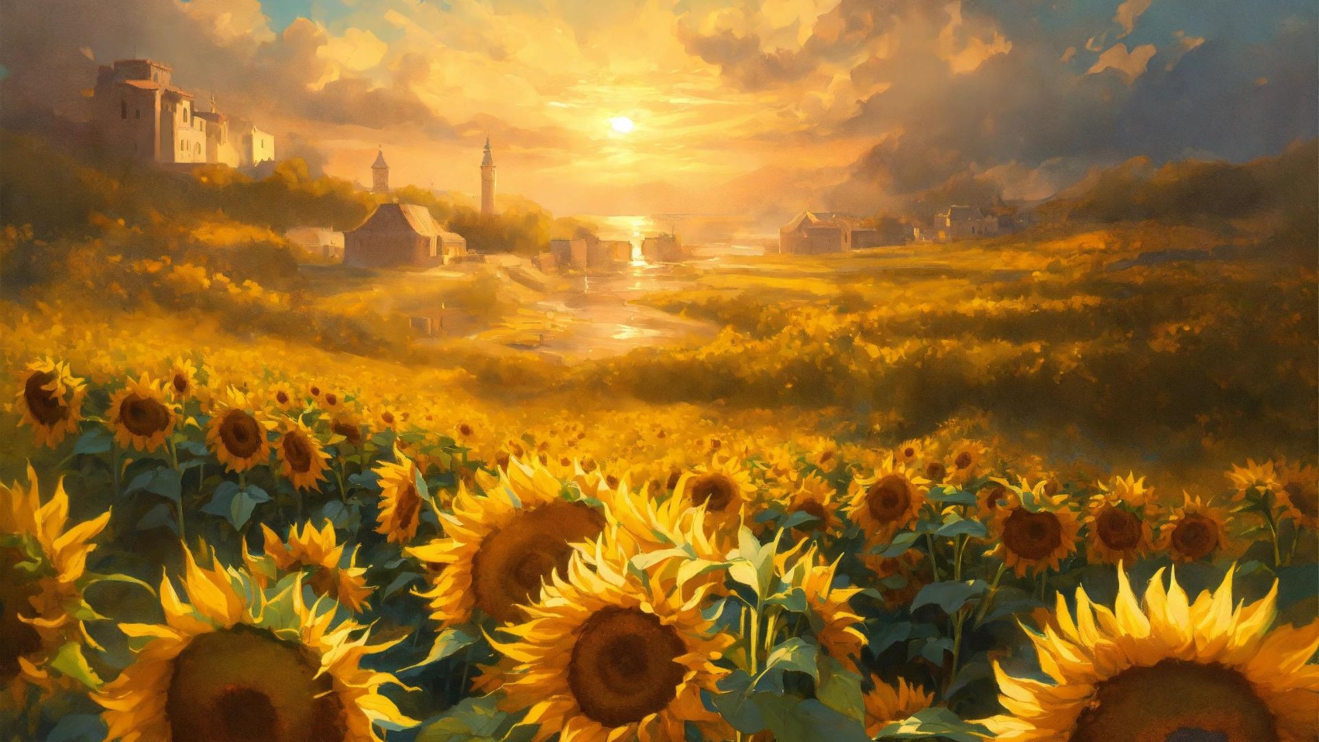Ultra HD Sunflower Wallpaper