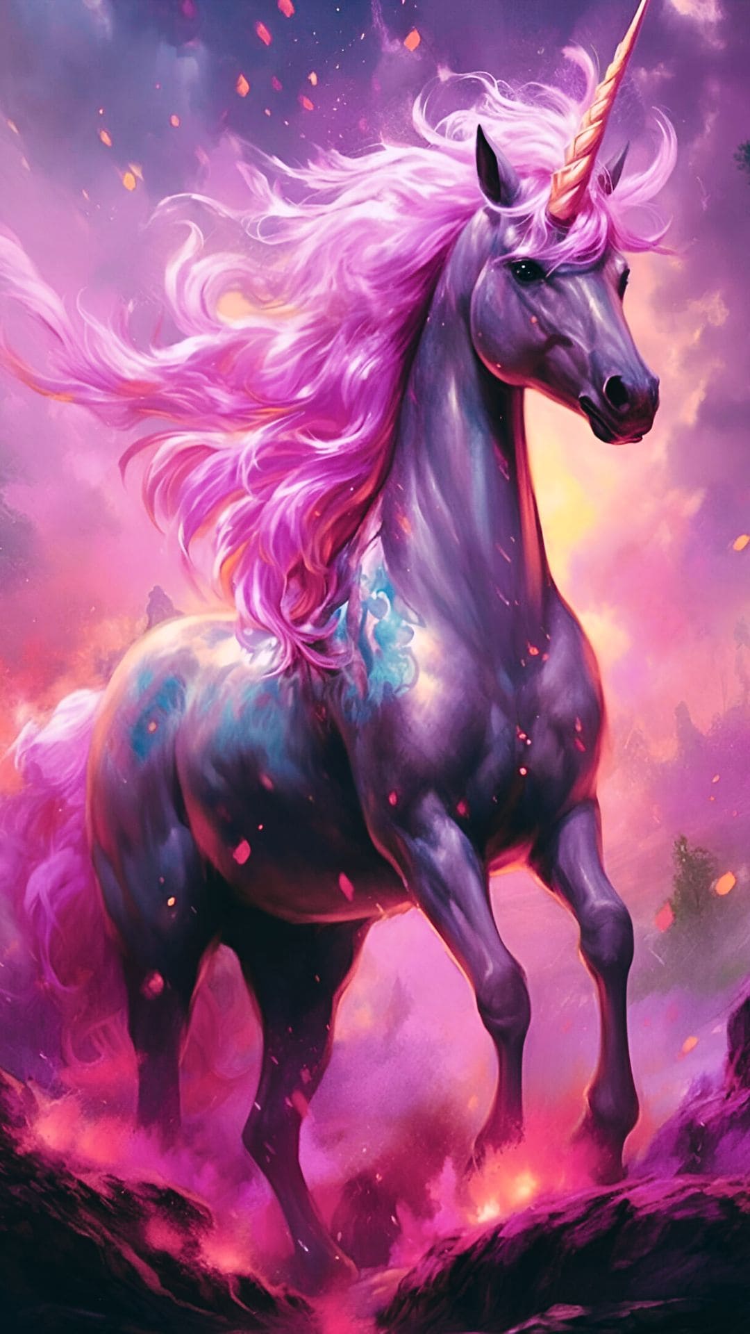 Unicorn Wallpaper 3D