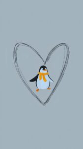 iPhone Cute Penguin Wallpaper