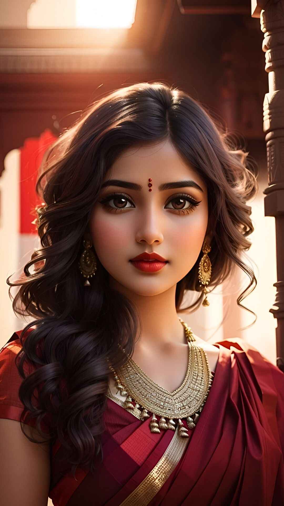 Ai Generated Indian Faces Wallpaper iPhone