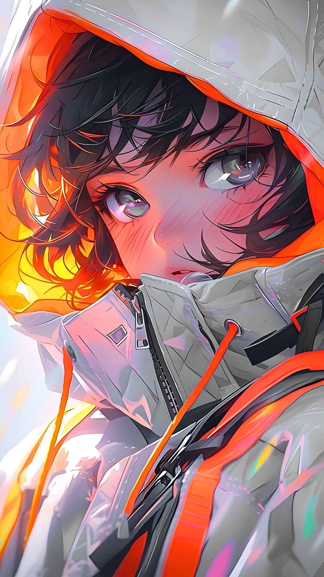 Anime Girl Eyes Wallpaper 4K
